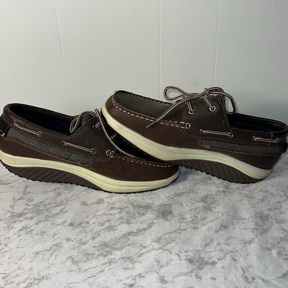 Men’s Island Surf Boat Sailor Shoes Brown 9M - Picture 6 of 9
